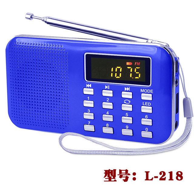 快乐相伴L-218插卡收音机评书机佛经机MP3播放器手电筒音响好音质
