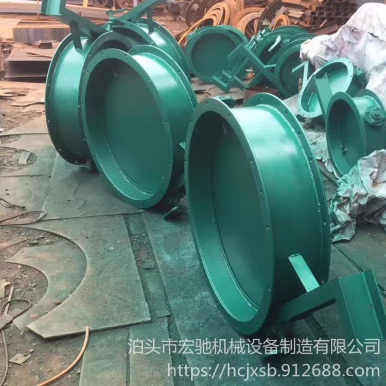 烟气出口挡风阀 锁风管道阀 宏驰机械_风管_通风设备_暖通制冷_供应_工品联盟网