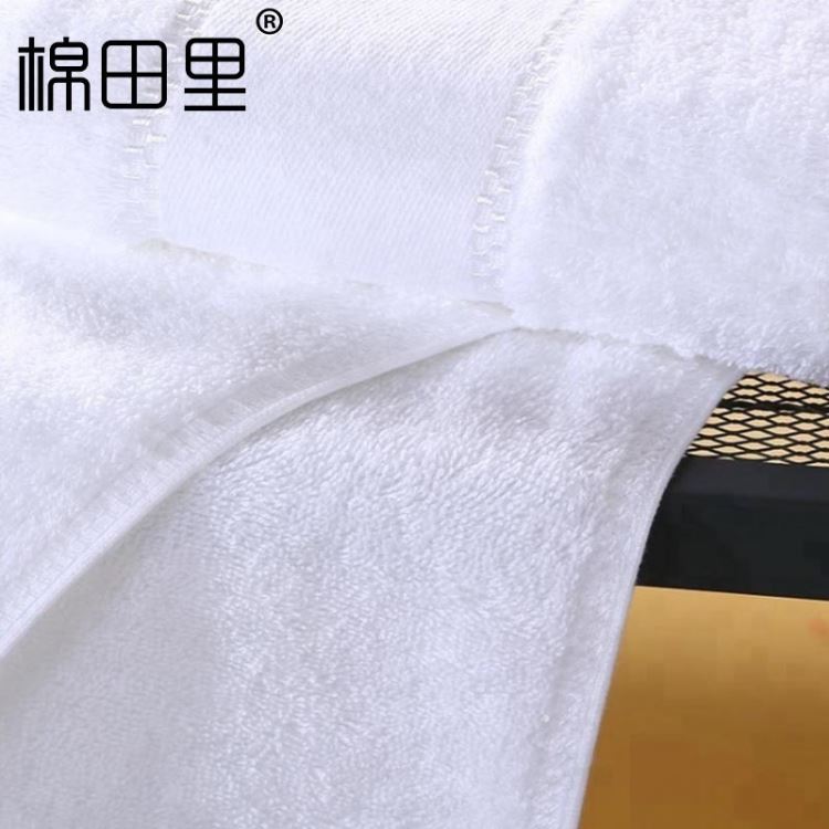 棉田里 酒店宾馆毛巾批发 全棉16支螺旋缎边毛巾方巾浴巾 毛巾生产_毛巾_个人护理_办公清洁_供应_工品联盟网