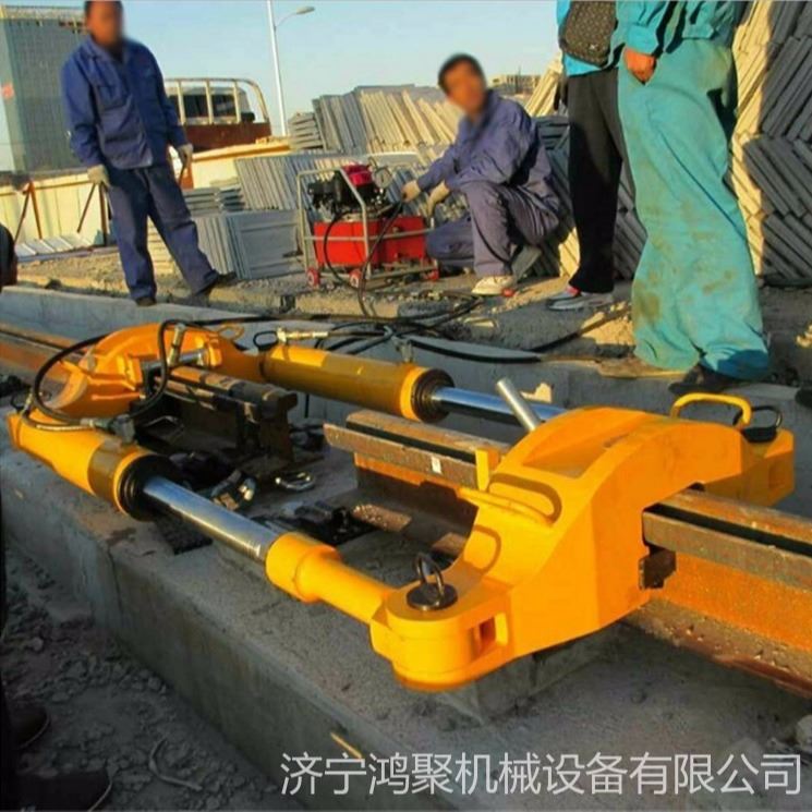 鸿聚牌YLS-900型液压钢轨拉伸器 铁路铝热焊专用液压钢轨拉伸机 电动液压钢轨拉伸机_钢轨_型材_冶金矿产_供应_工品联盟网