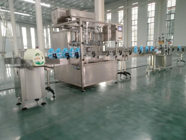 专业生产 洗洁精定量分装机 500毫升洗手液灌装机 上门调试 郑州奥特 AT-SFGZ-L