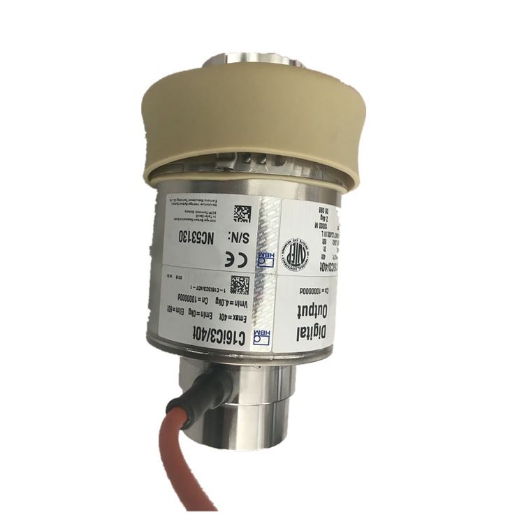 C16IC3/40t数字称重传感器 德国HBM柱式传感器 不锈钢材质 适用于轨道衡、汽车衡和工业集装箱的水平测量