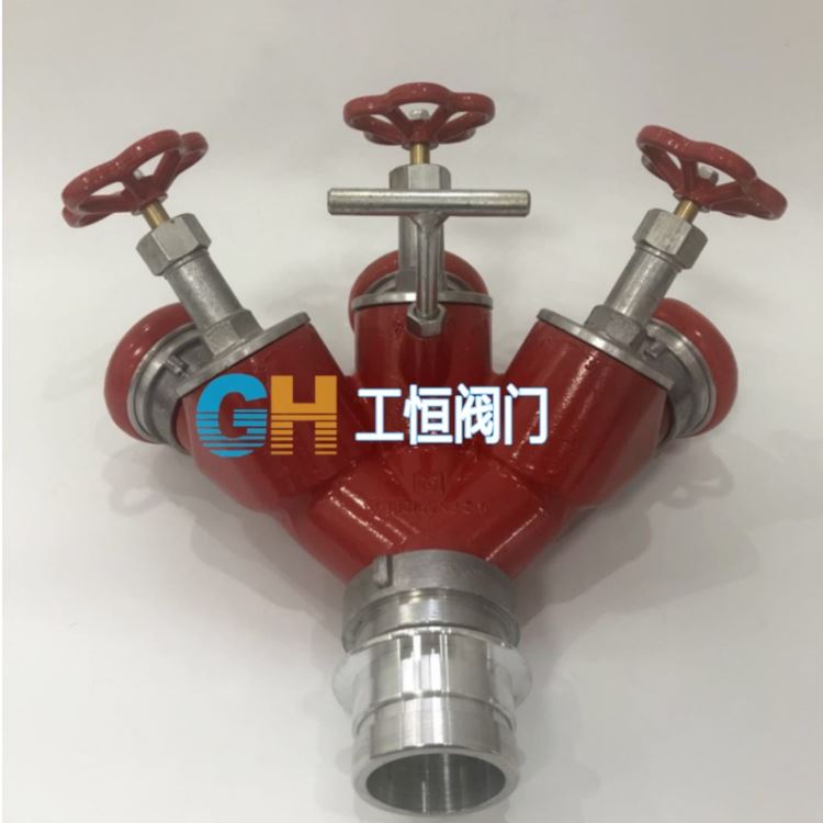 厂家直销消防二分水器 三分水器 消防车辆分水器配件 螺旋式分水器 80转65三分水器 消防水带三通分路 螺旋式二分水器_消防水带_消防器材_安全防护_供应_工品联盟网