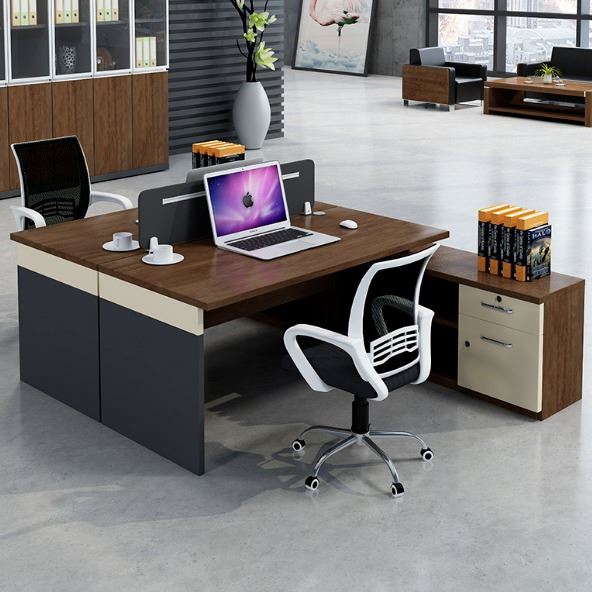 齐欧  桌椅工位员工办公桌电脑办公桌桌办位办公室职员桌组合家具工双人