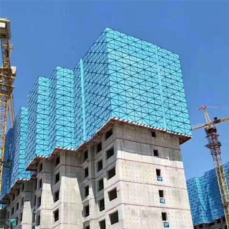 工地防护系列 建筑施工爬架网 工地爬架网 建筑外墙防护安全网喷塑安全网 楼房外架防护网 中峰供应_安全网_坠落防护_个人防护_供应_工品联盟网
