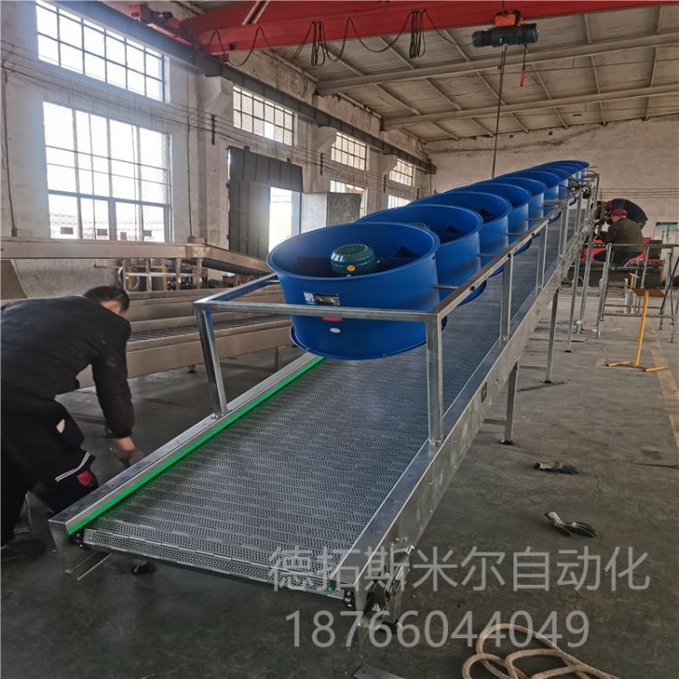 德拓dt-1132 厂家直销网带输送机 链板传送带加装风机摊凉输送线_风机_电动工具_五金工具_供应_工品联盟网