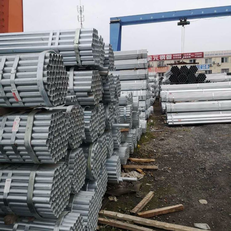 杭州现货供应2.5寸，DN65，外径76.1外径热浸镀锌管，焊管，钢带管