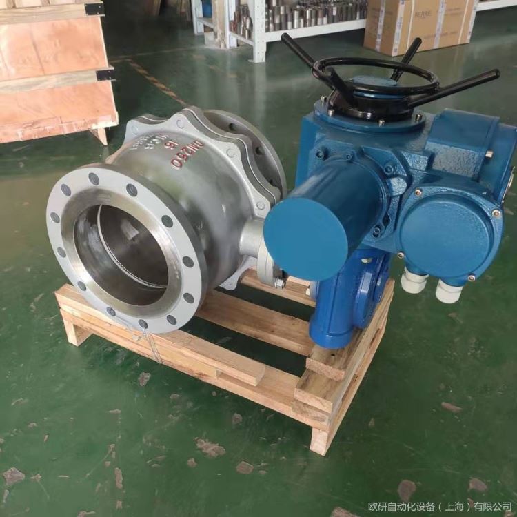 欧研自动化 电动卸灰球阀 Q947H-16C DN200 电动固定式法兰球阀 硬密封固定式卸灰喷煤球阀_固定式气体检测仪_气体检测仪_仪器仪表_供应_工品联盟网