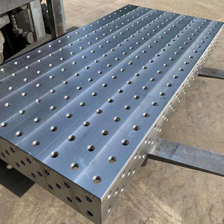 三维焊接工作台 恒博铸业 三维平台平板 辽宁三维柔性焊接平台厂家