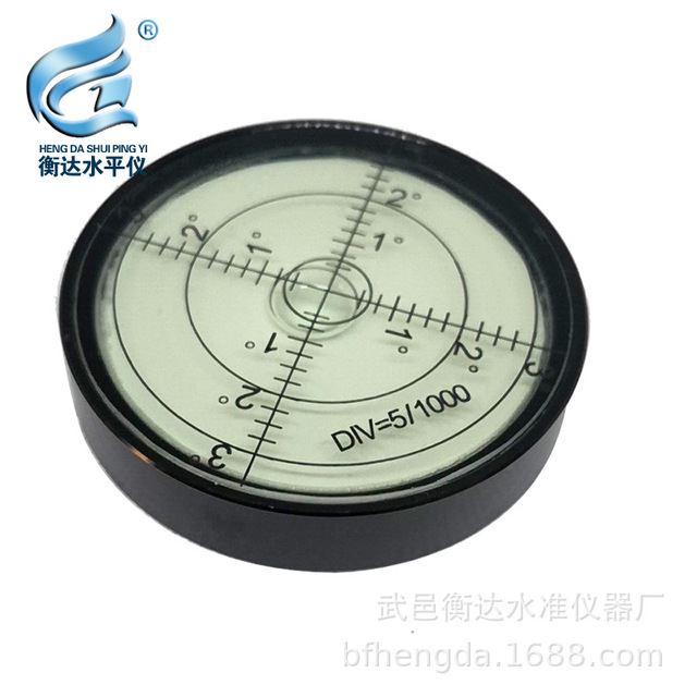 北方衡达 BFHD-6012 十字绿色圆形水平仪 磁性款金属圆水准器 水平尺多种规格_水平尺_测量工具_五金工具_供应_工品联盟网