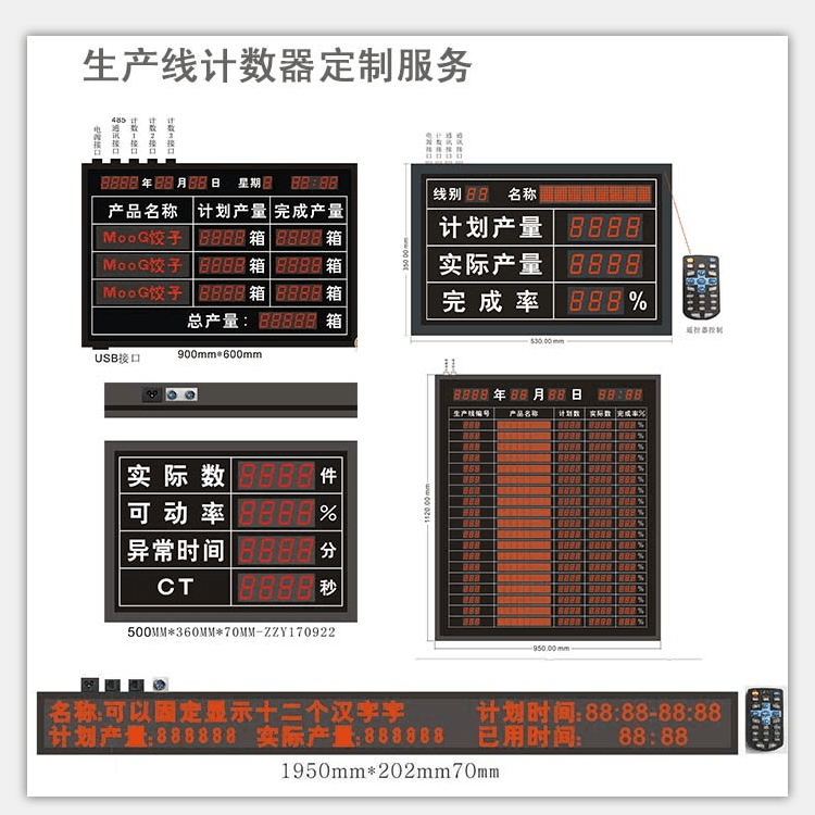 广州宇林YL-PC06B码头装船计数器 生产流水线计数器 化肥计数器 皮带输送机计数器 包装袋计数器