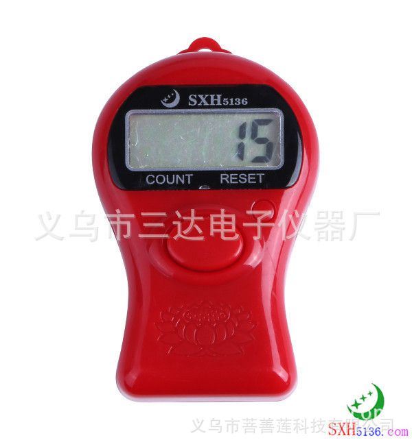 QAJ3章鱼大屏幕新款电子念佛计数器送电池挂绳计数器直销批发_计数器_工控元件_工业自动化_供应_工品联盟网