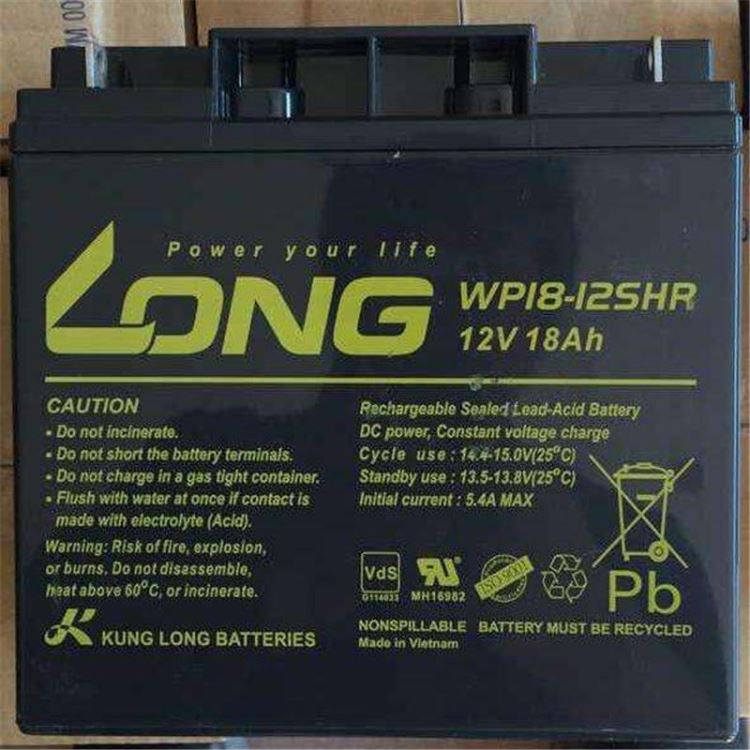 LONG蓄电池WP65-12N湾广隆蓄电池12V65AH稳压电源
