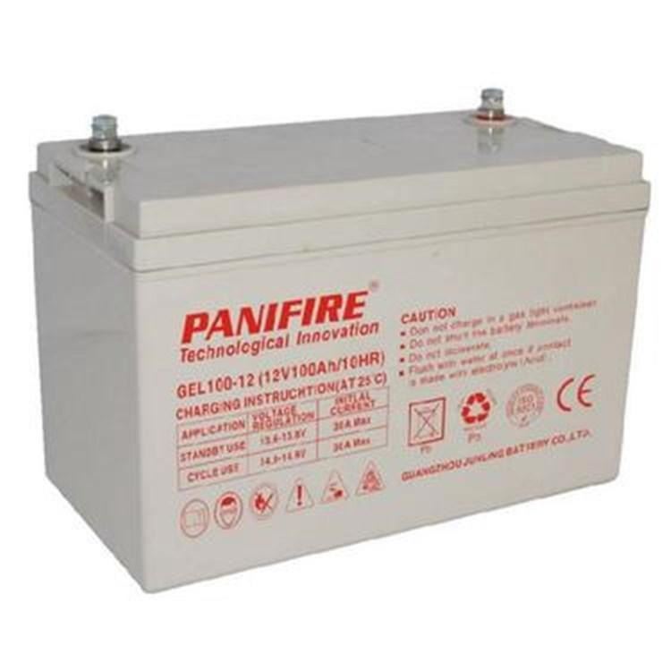 PANIFIRE深圳力士顿蓄电池6GFM-120 12V120AH铅酸免维护太阳能应急灯电池