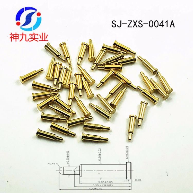 顶针，SJ-ZXS-0041A1P顶针，1Pin POGOPIN连接器，单头弹POGOPIN,_顶尖、顶针_机床附件_机械设备_供应_工品联盟网