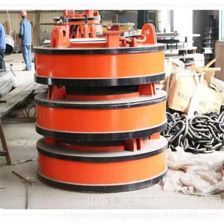 厂家定制起重机1.65米挖机吸盘 叉车吸盘  高频强磁电磁吸盘 规格型号齐全