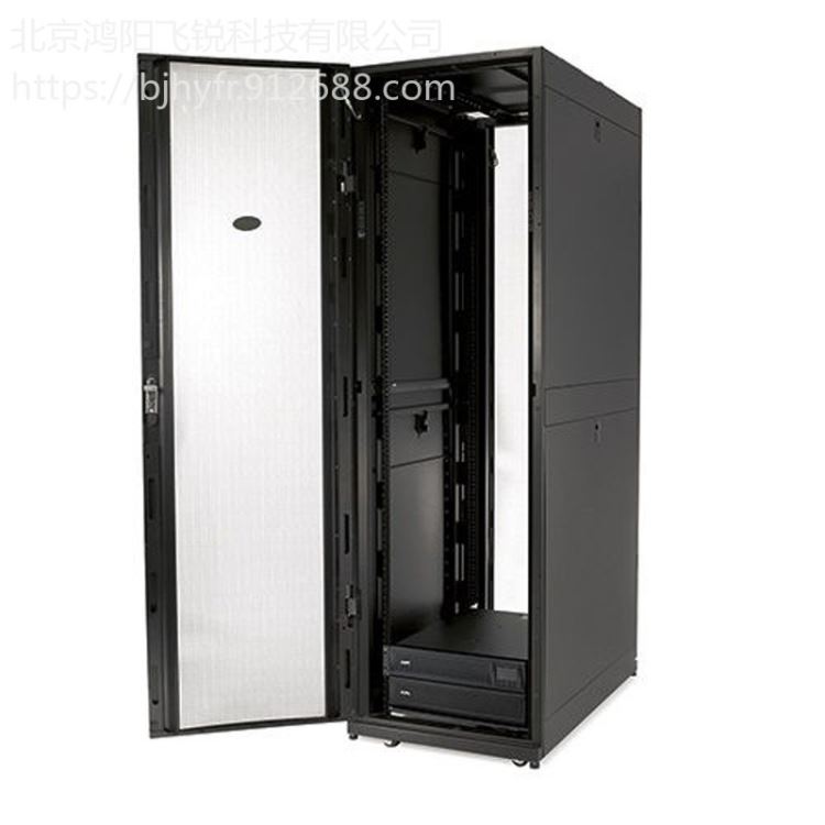APC/施耐德 AR3100 服务器网络机柜 UPS机柜 黑 42U标准 19英寸 标准机柜