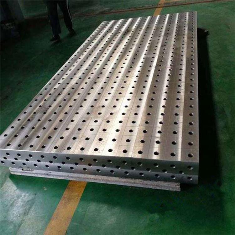 三维焊接工作台 焊接夹具平台 定位多孔平板 出售铸铁二维焊接平板 机器人工作台