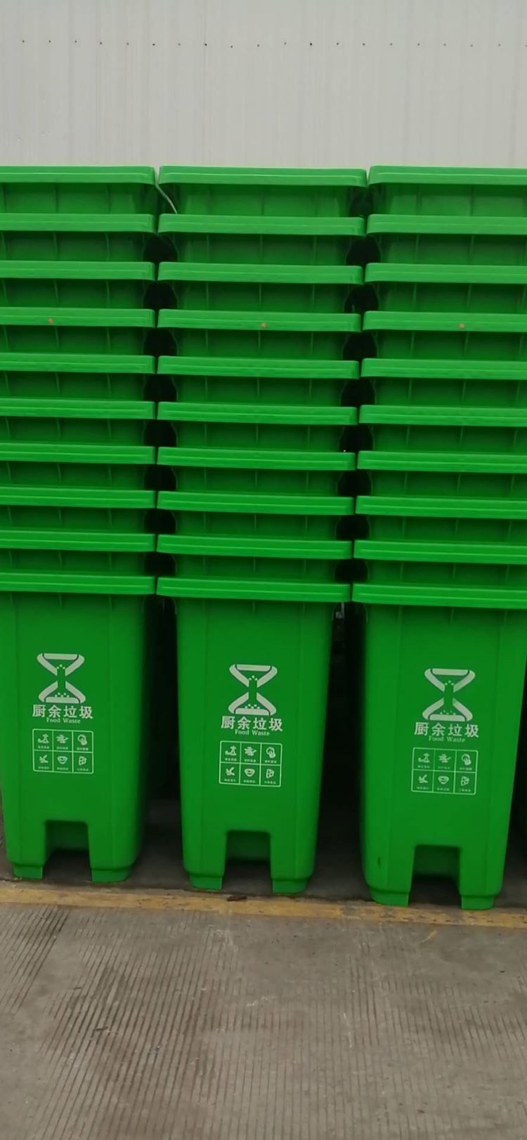 梓潼县环卫塑料垃圾桶 环卫分类塑料学校120L垃圾桶厂家