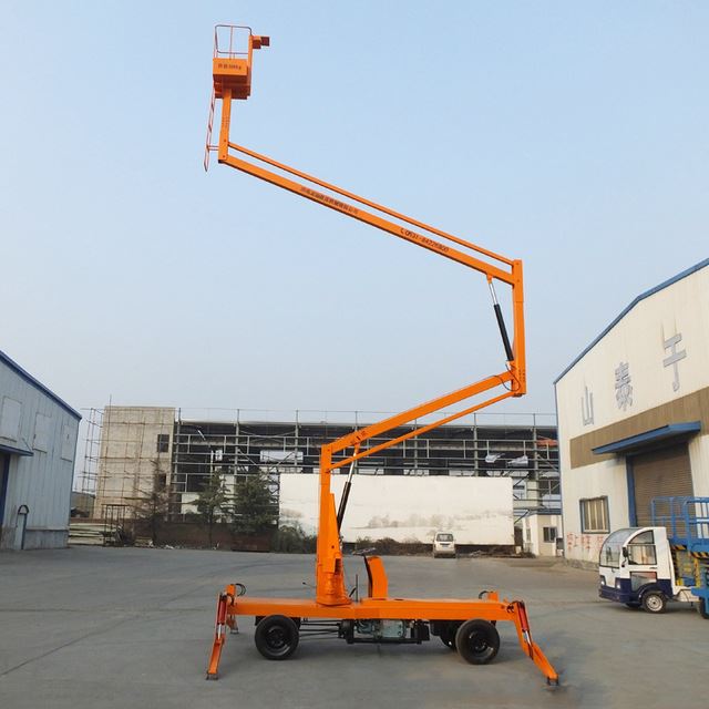 电瓶柴油高空作业升降车 电动液压升降平台 厂家14米曲臂升降机_高空作业_登高作业_搬运存储包装_供应_工品联盟网