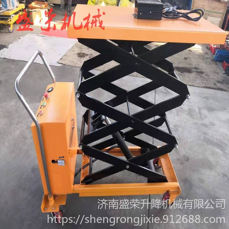 厂家现货批发脚踏搬运车 盛荣手动升降平台 SJY-1.3 小型移动式升降平台 脚踏搬运车一件也是批发价_搬运车_搬运设备_搬运存储包装_供应_工品联盟网