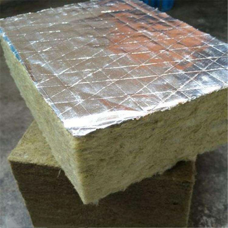精选厂家 水泥岩棉板，高密度铝箔岩棉板A1级保温材料，岩棉隔音板，厚度可定制