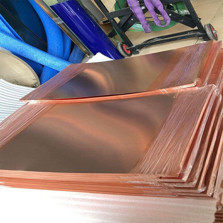 高纯度紫铜板 TU1无氧铜板 导电紫铜排 镀锡紫铜条 塑性优