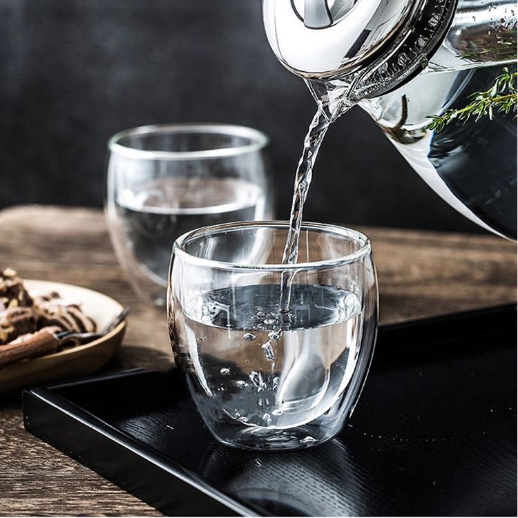 高硼硅透明玻璃水杯 咖啡杯玻璃水杯 亿诺 带把透明玻璃茶杯 加工定做