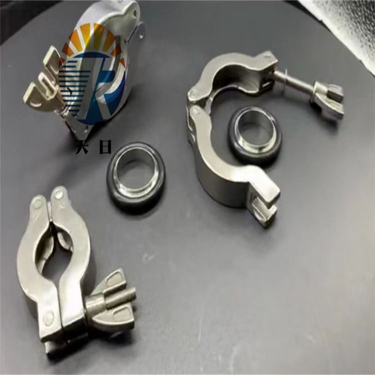 KF双销真空卡箍 天日TRYBLOK铝合金卡箍 三节链式卡箍 KF63/80/100/160中心支架真空盲板_抱箍/卡箍_紧固连接件_五金工具_供应_工品联盟网