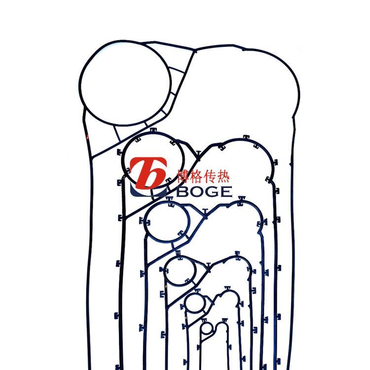 通用基伊埃NT500T 板式换热器板片 GEA NT500T密封垫片 橡胶密封