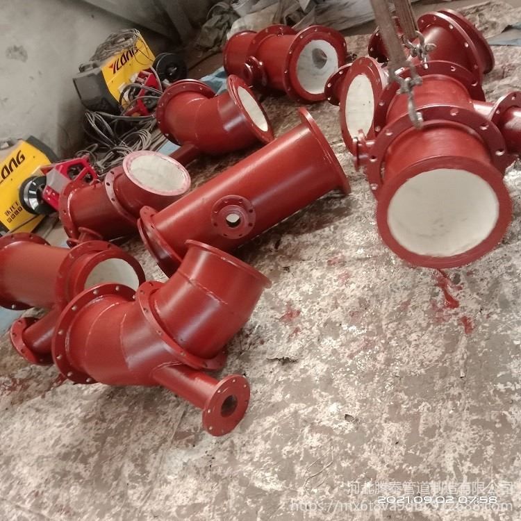 陶瓷贴片耐磨复合弯头 碳化硅耐磨管件 双金属耐磨弯头 可来图定做 工期短质量优_耐磨管件_软管及配件_五金工具_供应_工品联盟网