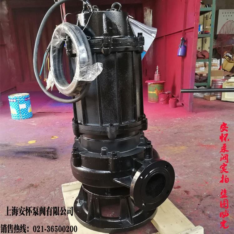 污水潜水泵  上海安怀QW150-250-22-30排污潜水泵型号 潜水排污泵潜水泵