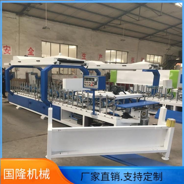 国隆 PLC触摸屏显控制 木线条包覆机 冷胶PVC包覆机 质量有保_可编程控制器/PLC_控制器_工业自动化_供应_工品联盟网