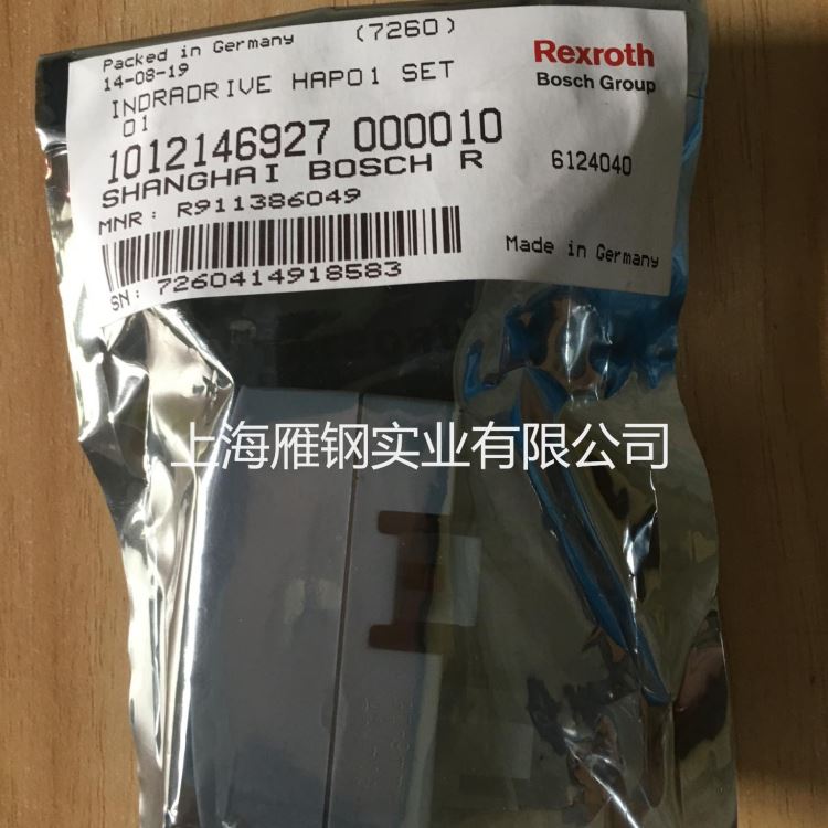 REXROTH力士乐 伺服产品R911250258系列德国原装进口供应！电控，伺服，丝杆，模组力士乐代理供应