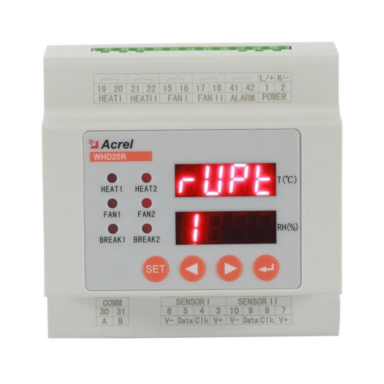 安科瑞导轨式温湿度控制器WHD20R-11 1路加热除湿控制器