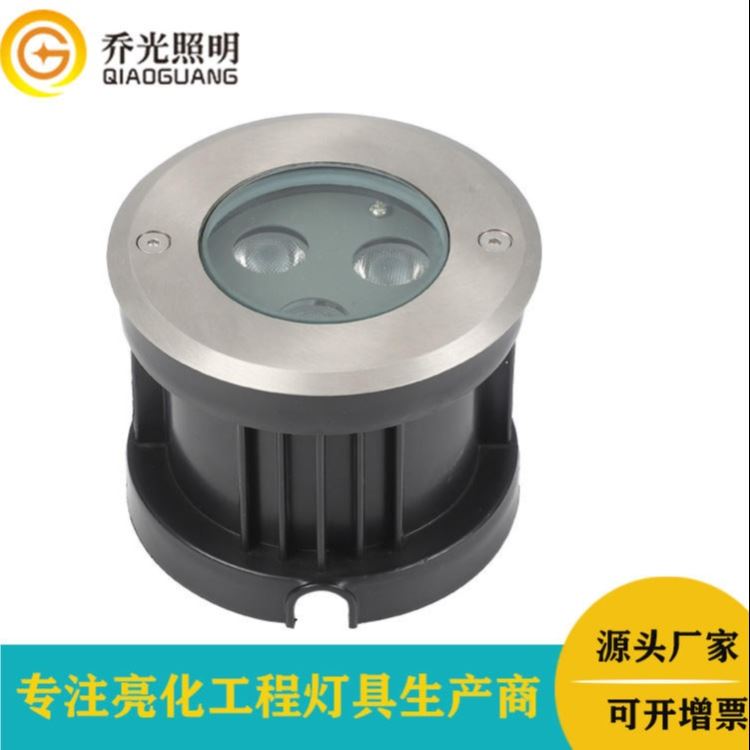 乔光照明GB-DMD80-3W led埋地灯防水户外射灯3W圆形地埋灯嵌入式草坪灯室外地灯_射灯_室内灯具_工业照明_供应_工品联盟网