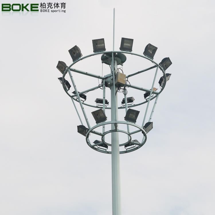 球场灯杆生产厂家 12米一拖十二足球场照明灯杆 上海亚明LED灯灯杆 广场升降式灯杆 厂家批发直销_智慧灯杆_智慧照明_工业照明_供应_工品联盟网