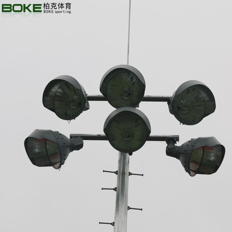 球场灯杆生产厂家 12米一拖五足球场照明灯杆 上海亚明LED灯灯杆 公路太阳能路灯灯杆 厂家批发直销