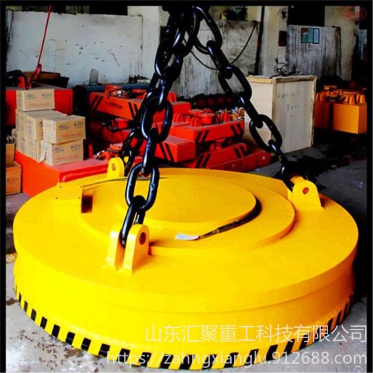 厂家定制起重机1.65米挖机吸盘 叉车吸盘  1.8米起重电磁铁 规格型号齐全