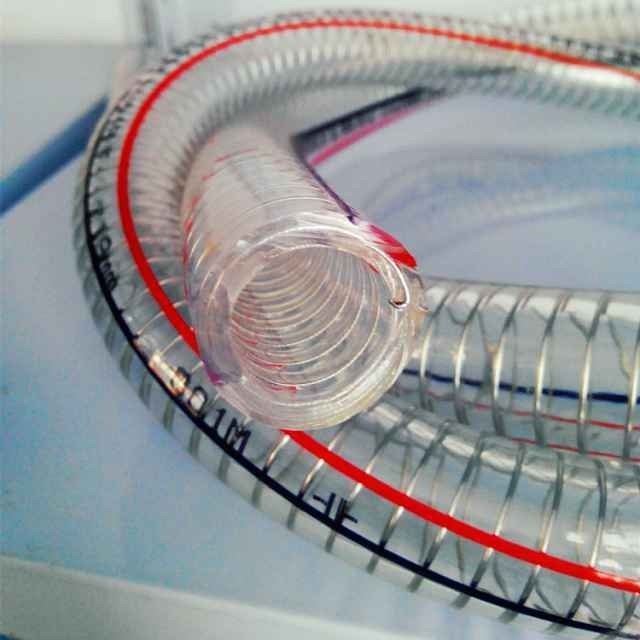 旺隆环保透明给水软管 潍坊透明软管定制 透明耐磨增强气动软管