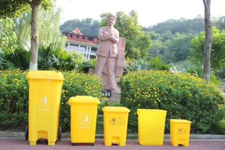 高县环卫塑料垃圾桶 塑料环卫分类120L垃圾桶生产厂家
