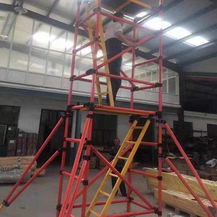 玻璃钢检修电力脚手架 移动绝缘脚手架JSJ 英威电力检修架_电力校验仪器_计量校准仪器_仪器仪表_供应_工品联盟网
