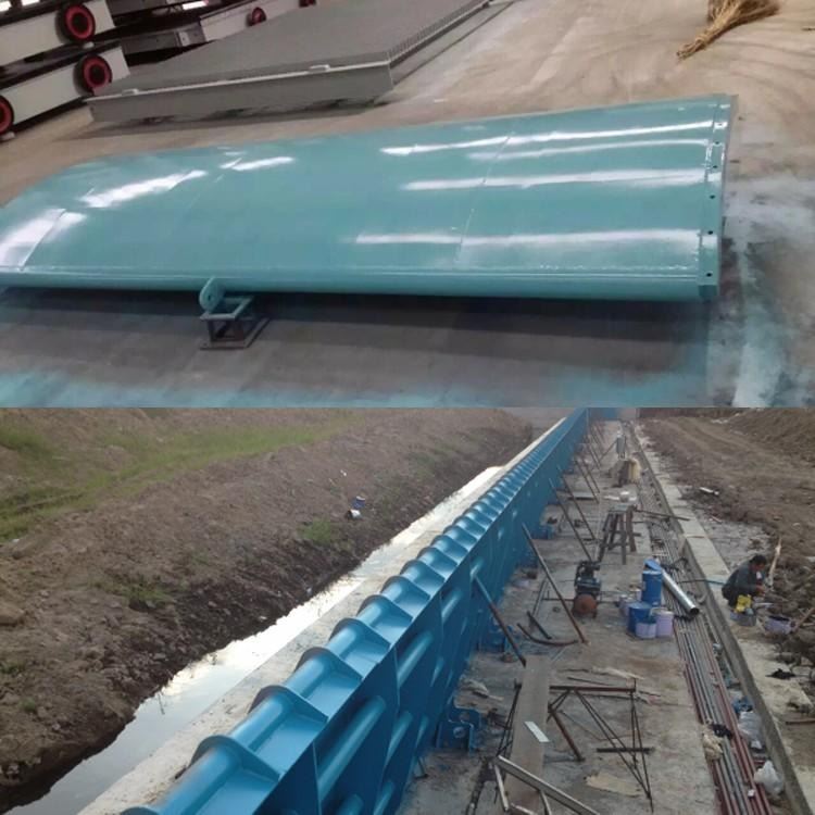 自动水力翻板闸门公司 自动翻板钢闸门公司 自动液压翻板闸公司