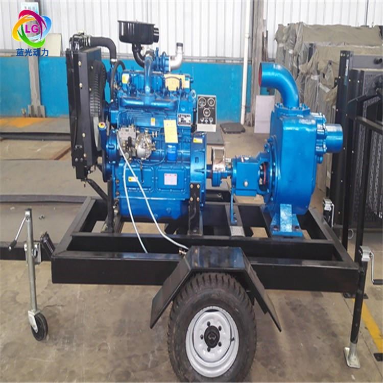柴油机自吸泵 80ZX60-55农田灌溉浇地柴油机水泵 大流量