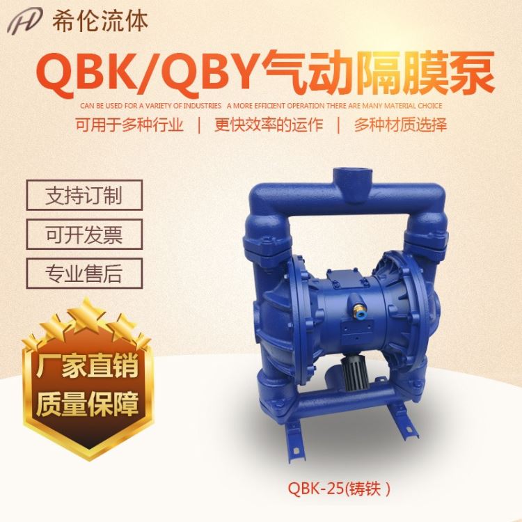 污水处理一体机配套气动隔膜泵 铸铁气动隔膜泵价格 杂质泵 气动隔膜泵配耐磨膜片丁青球_污水泵、杂质泵_泵类_五金工具_供应_工品联盟网