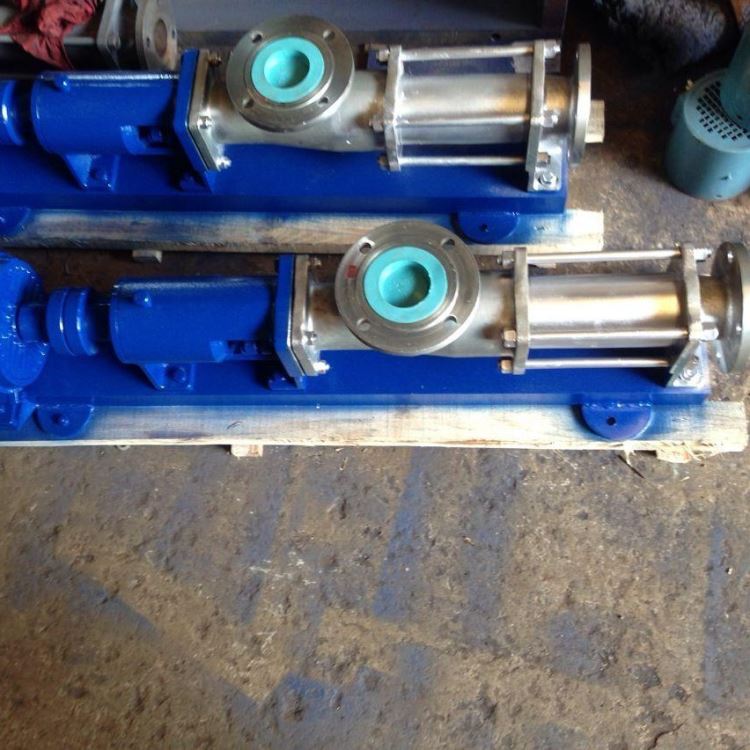 G型单螺杆泵,不锈钢螺杆泵,耐腐蚀螺杆泵