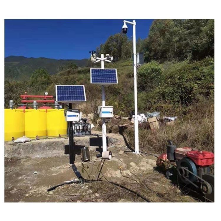 山地果树灌溉物联网智慧气象站 智慧自动六路吸肥溶解式施肥机