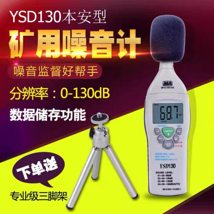 防爆噪声检测仪 矿用本质安全型 噪音检测仪 中科华竣YSD130C声级计 噪音计