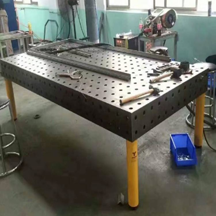 宏泊机械 快速焊接 角度焊接工装 三维焊接平台 三维焊接工作台 多孔铸铁平台
