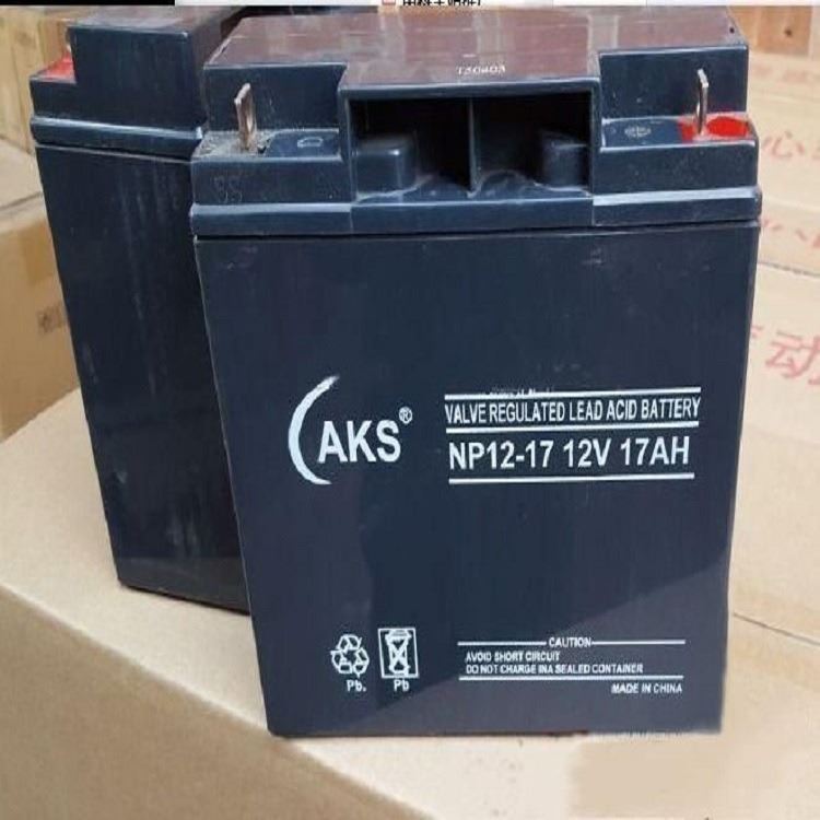 AKS奥克松蓄电池12V17AH 监控设备 奥克松NP12-17